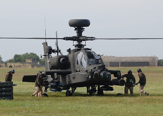 Apache Loading C17 Rocket